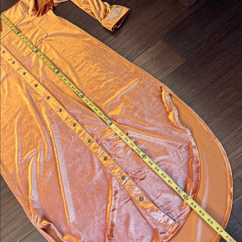 Umgee Velvet Shirt Dress - Picture 10 of 10